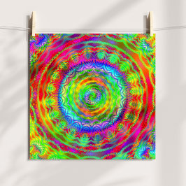 Tiedye Target Poster