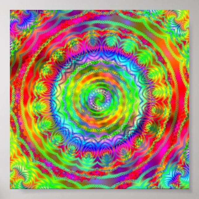 Tiedye Target Poster (Framsidan)