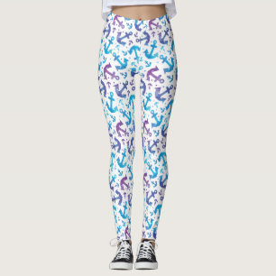 Tiefärg ankrar mönster 2 leggings