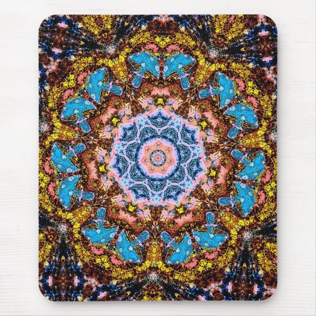 tiefärg plocka svamp 4 musmatta (Framsidan)