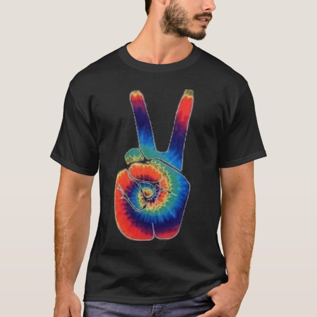 tiefärg räcker tee shirt (Framsida)