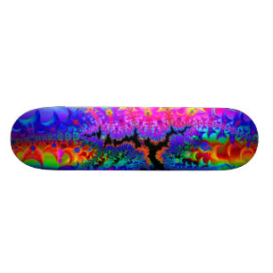 TiefärgFractal Skateboard Bräda 21,5 Cm