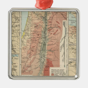 Tieflander Atlas Karta Julgransprydnad Metall