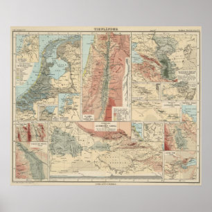 Tieflander kartbokkarta poster
