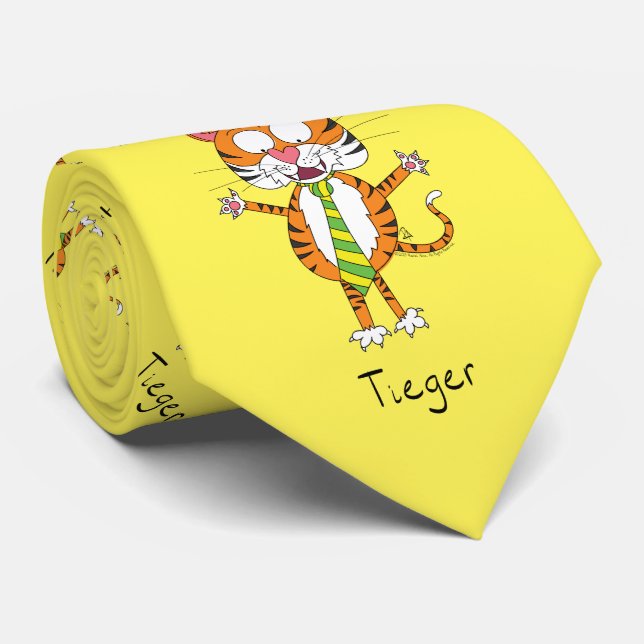 Tieger Tiger Big Cat Funny Manar Tie Slips (Rullad)