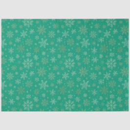 Tiel med Guld Snöflingor