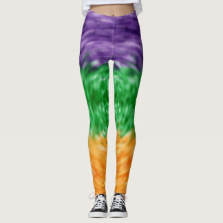 TiematrisMardi Gras damasker Leggings
