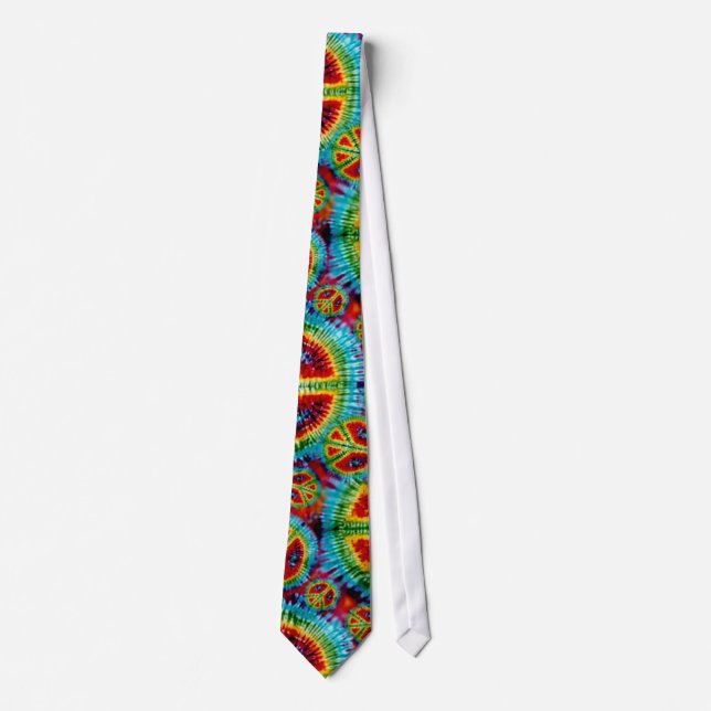 Tien dog Psychedelic fredssymbolerTies Slips (Framsida)