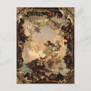 Tiepolo Allegory of the Planets and Continents Vykort