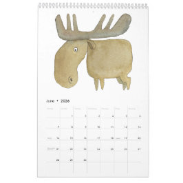 Tiere im Quadrat Kalender
