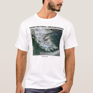 Tierra Del Fuego Chile/Argentina (bildjord) T Shirt