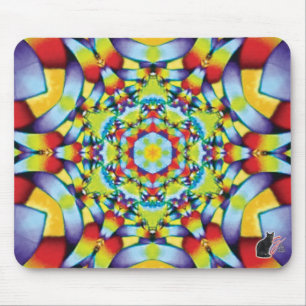 "Tiers" Kaleidoscope Mouse Pad Musmatta