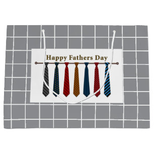 Ties Lycklig Fars dag Gift Bag
