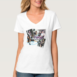 Tifa LockHeart Kvinnor V-Shirt T Shirt