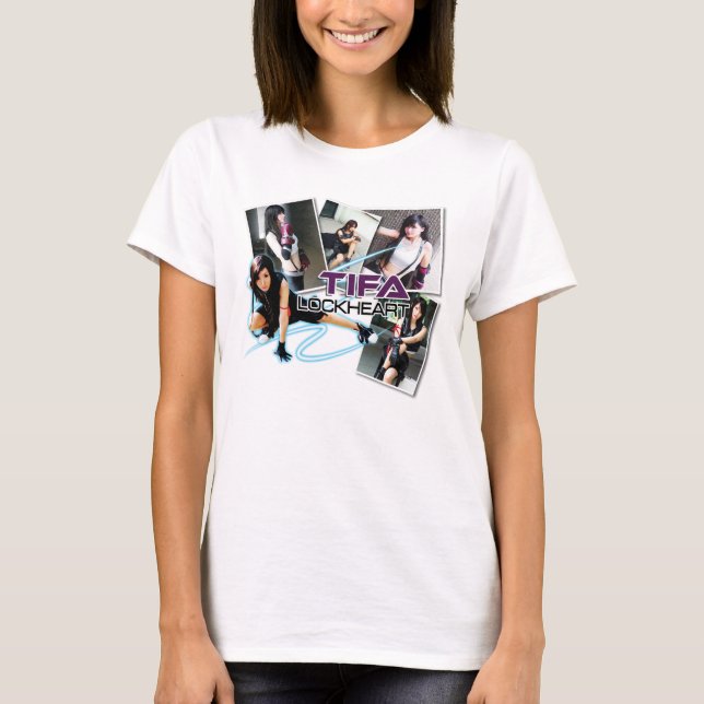 Tifa LockHeart Women Shirt T (Framsida)