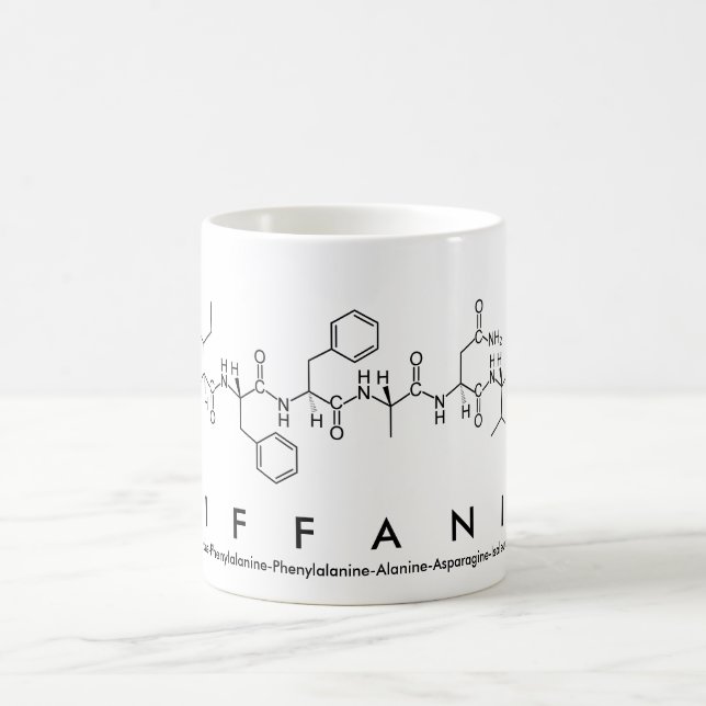 Tiffanie peptide namn mugg (Center)
