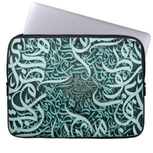 tiffany, arabiska aletter laptop fodral