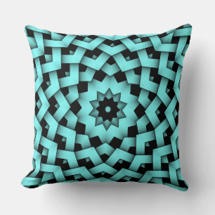 Tiffany Baby blue Star Circle Petal Mönster Pillow Kudde