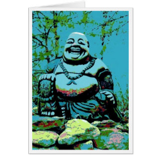 Tiffany Buddha Hälsningskort