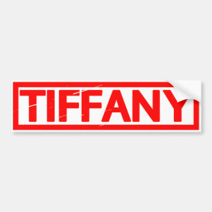 Tiffany Frimärke Bildekal