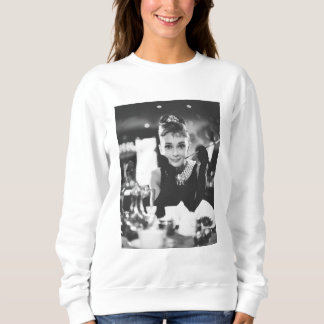 Tiffany-frukost - Kvinnors komfy vit sötare T Shirt