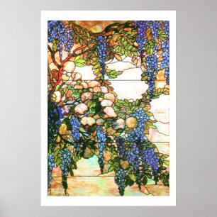 Tiffany-glaset Wisteria Skriv ut Poster