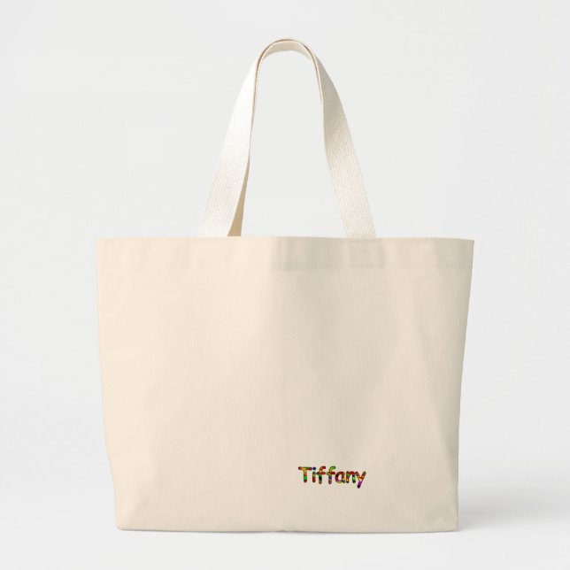 Tiffany-handväskor Jumbo Tygkasse (Framsidan)
