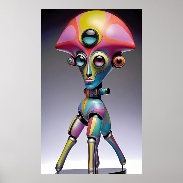 Tiffany Imp Ken Gage Pop Surrealism Poster (Framsidan)