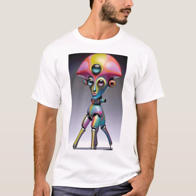 Tiffany Imp Ken Gage Pop Surrealism T Shirt (Framsida)