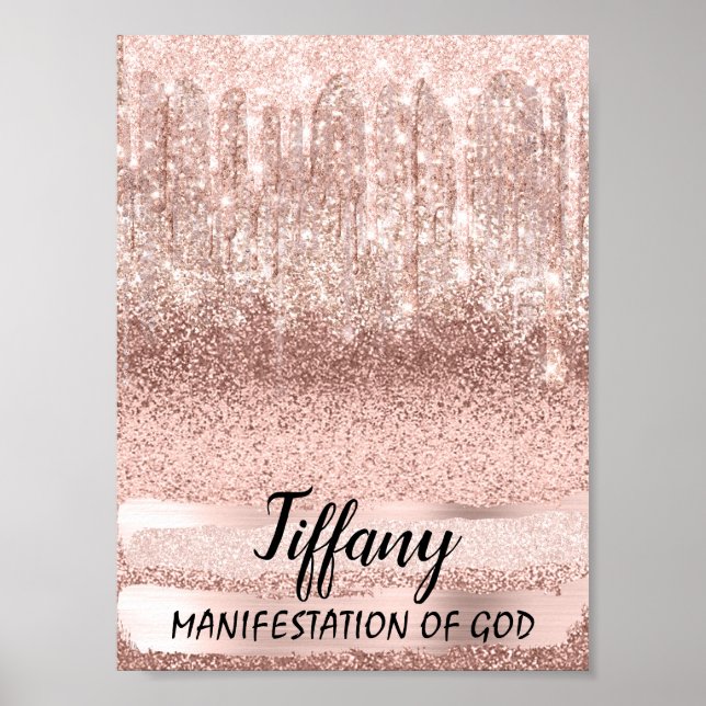 Tiffany Namn: Birthday Gift16th Möhippa Ro Poster (Framsidan)