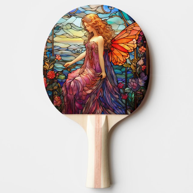Tiffany Stil-lagrade Magic Fairy Pingisracket (Framsidan)