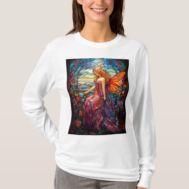 Tiffany Stil-lagrade Magic Fairy T Shirt (Framsida)