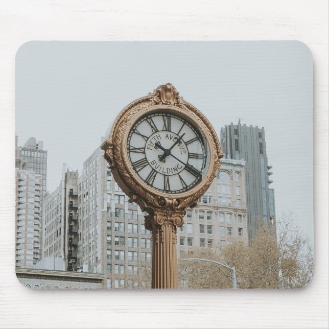 Tiffany Street Clock i New York Musmatta (Framsidan)