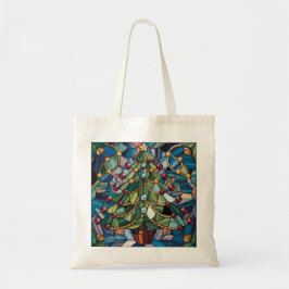 Tiffany-Style Stained Glass Christmas Tree Tygkasse