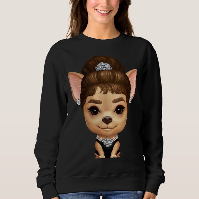 Tiffany The Chihuahua T Shirt (Framsida)