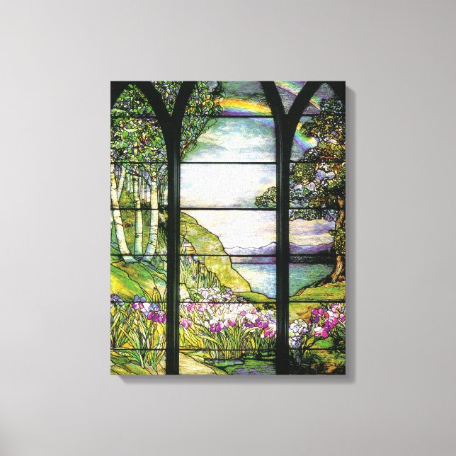 Tiffany Window Wrapped Canvas (Framsida)