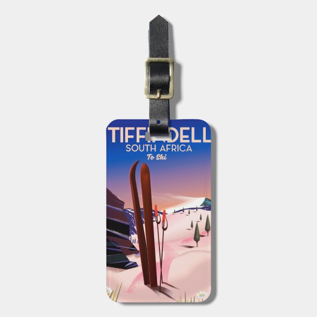 Tiffindell South Africa skidposter Bagagebricka (Vertikal Framsida)