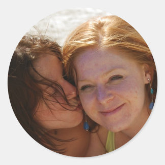 TiffKiss-SmSticker Runt Klistermärke