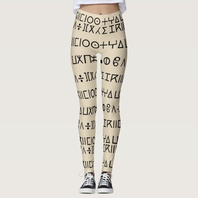 tifinagh kabyle leggings (Framsida)