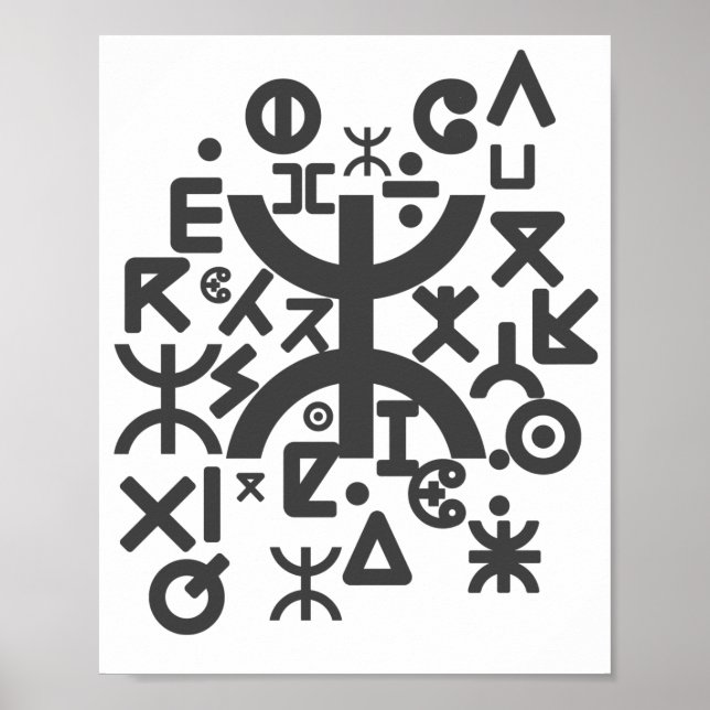 Tifinagh Poster (Framsidan)