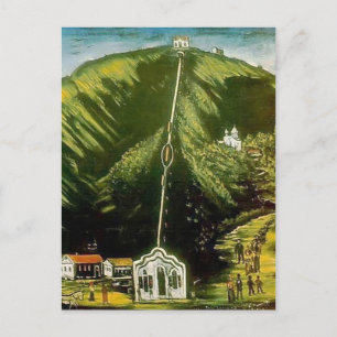 Tiflis Funicular av Niko Pirosmani Vykort