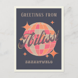 Tiflis Tbilisi Georgia Sakartolo europe hälsning Vykort