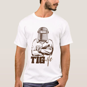 TIG Liv Svetsare Stolthet Gåva T Shirt