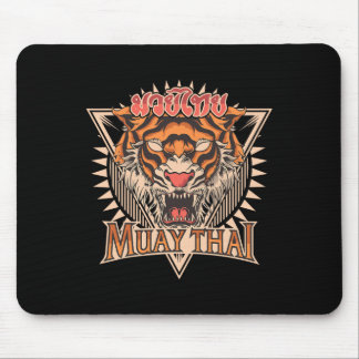Tigar Muay Thai Mma Vintage Kickboxning Träning _1 Musmatta