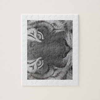 tiger和　パズル　水墨画　虎 pussel