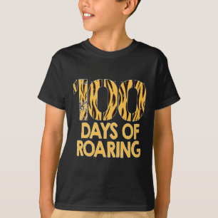 Tiger 100 dagar med Roligt 100 skoldag T Shirt