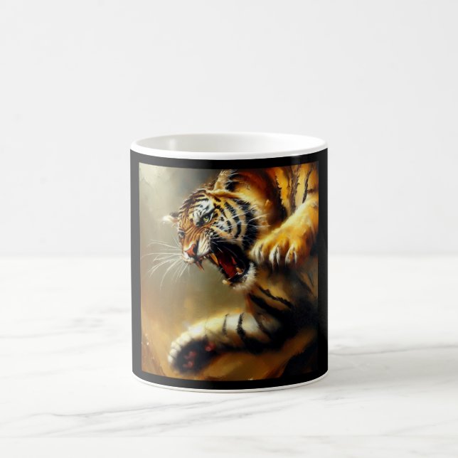 Tiger (12) Vild katt Kaffemugg (Center)