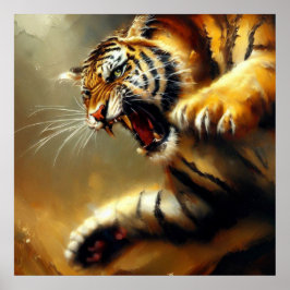 Tiger (12) Vild katt Poster