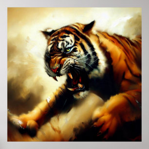 Tiger (14) Vild katt Poster