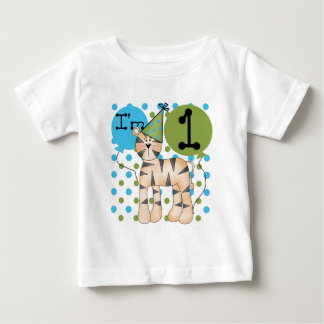 Tiger 1:a födelsedag T-shirts och presenter